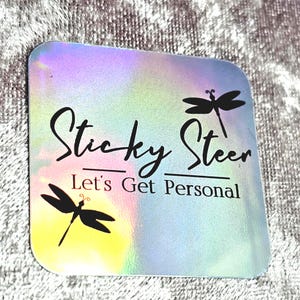 Custom Holographic Logo Stickers: Die Cut or Kiss Cut, Your Design