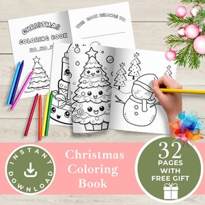 New Christmas coloring books, Merry Christmas coloring book, Best Christmas coloring books, Deer Coloring Page, Santa Coloring Page DKR009