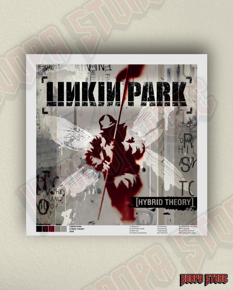 [直筆サイン]Linkin Parkポスター CHESTER BENNINGTON signed Autographed 