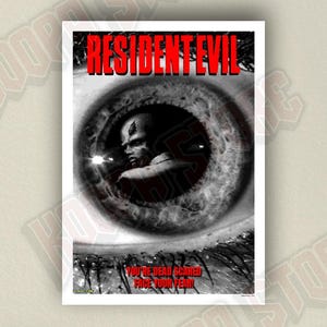 Resident Evil Videospiel Poster (DIGITAL DOWNLOAD)