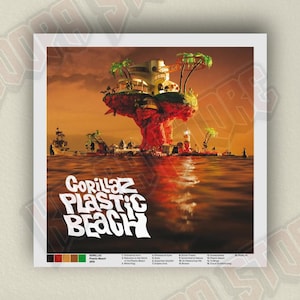 Gorillaz Poster/Plastik Strand Poster /Musical Poster /Musik Poster (Digitaler Download)
