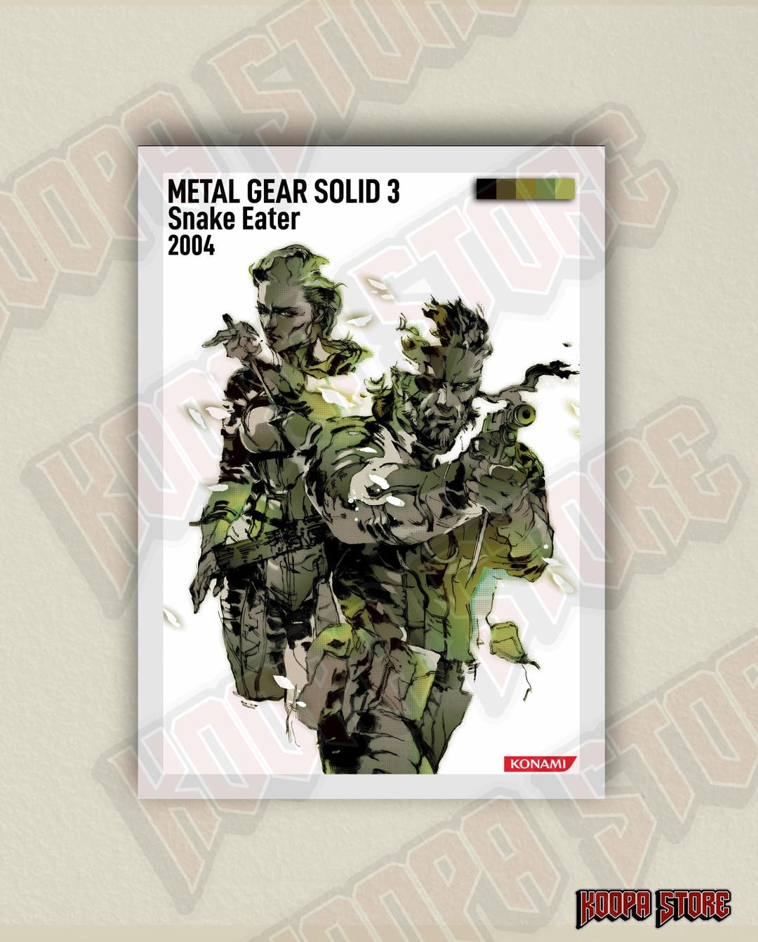 メタルギアソリッド3：スネークイーターポスター（V2）/ゲームポスター