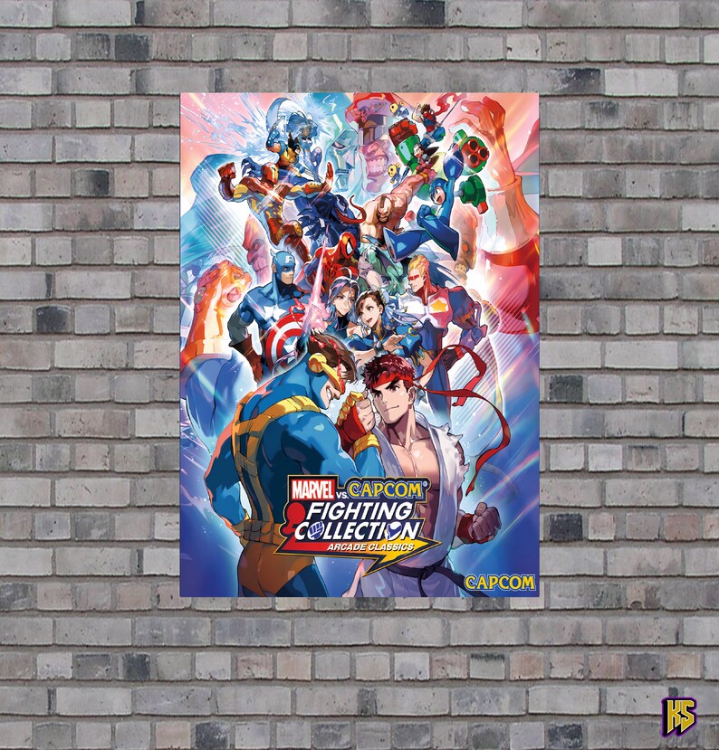 Marvel Vs Capcom Posters Pack/ Videogame Posters Pack/ Digital Download ...