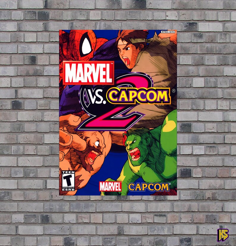 Marvel Vs Capcom Posters Pack/ Videogame Posters Pack/ Digital Download ...
