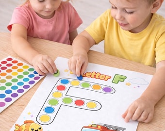Alphabet Dot Marker Worksheets | ABC Learning Activity for Preschoolers (PDF)