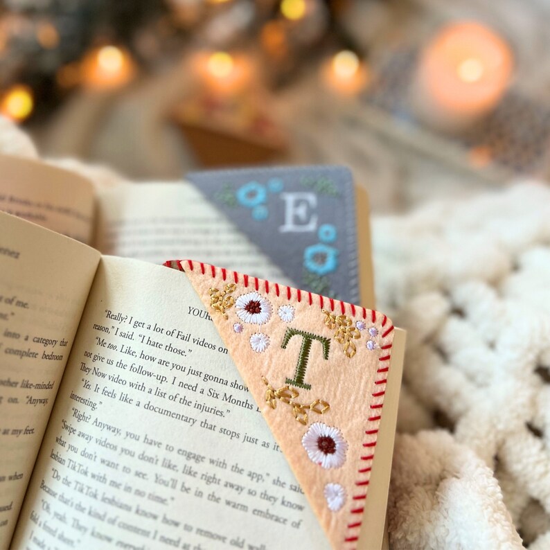 Personalized Bookmark, Custom Bookmark, Cute Bookmark, Corner Bookmark