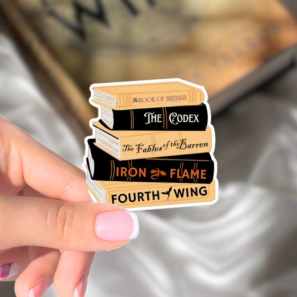 Fourth Wing Sticker | Books of Basgiath