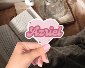 Azriel ACOTAR 90er Jahre Herz Sticker