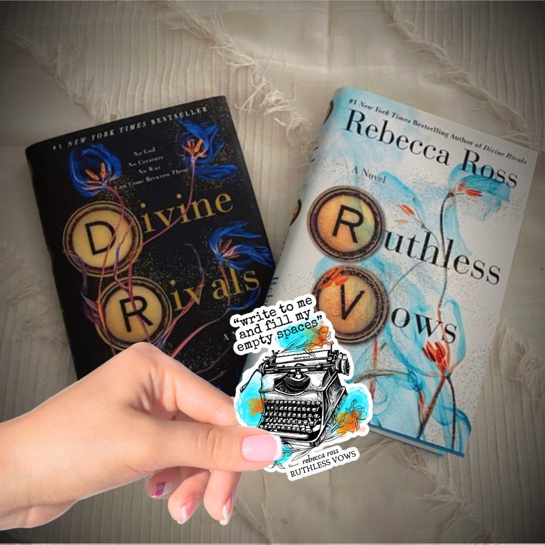 Ruthless Sticker Ruthless Vows Iris and Roman Sticker Typewriter Divine Rivals - Etsy UK