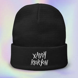 Xaddy Riorson Embroidered Beanie Xaden Fourth Wing Iron Flame