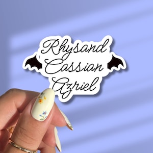 ACOTAR Sticker | Bat Boys Sticker |  Rhysand, Cassian, Azriel Bat Wings