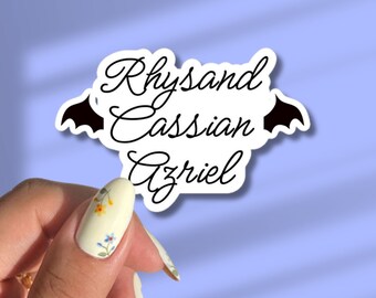 Adesivo ACOTAR / Adesivo Bat Boys / Ali di pipistrello Rhysand, Cassian, Azriel