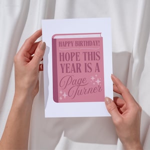 Tarjeta de cumpleaños de un lector DESCARGA DIGITAL / Cumpleaños que te dejará sin palabras / Tarjeta de felicitación / Tarjeta de cumpleaños de un lector / Cumpleaños de Booktok / Mejor amiga de los libros