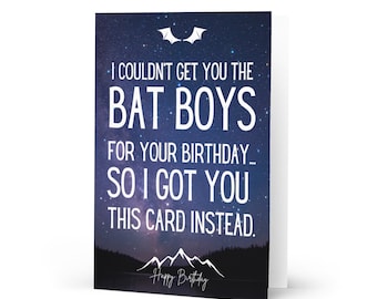 ACOTAR Birthday Card | Bat Boys | Velaris | Night Court