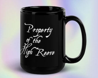 Propiedad esposada de la taza negra brillante High Reeve