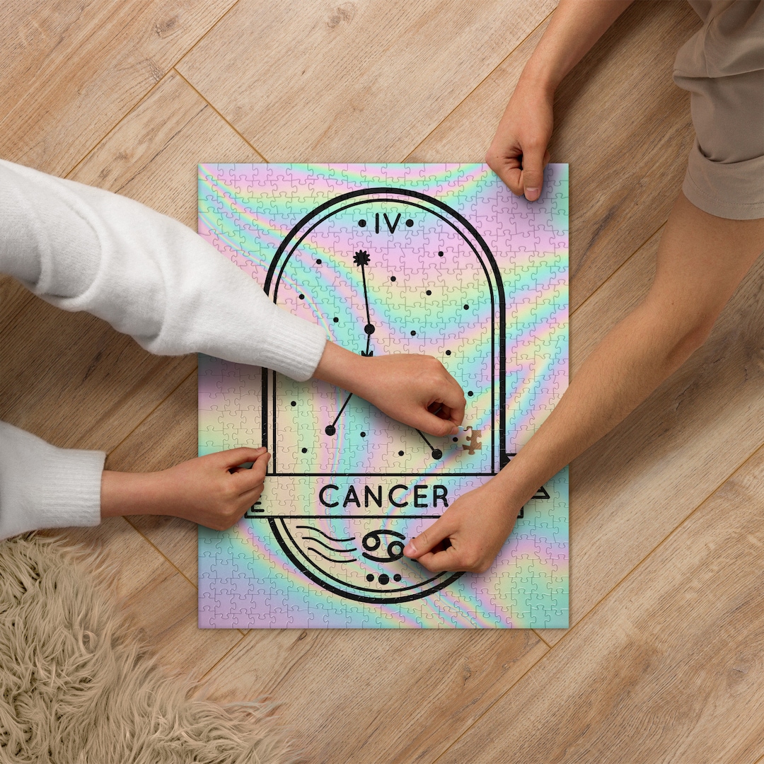 Cancer Jigsaw Puzzle Holographic Etsy