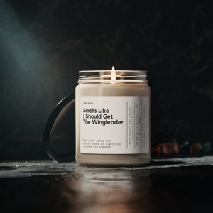 Smells Like I Should Get The Wingleader Candle, Fourth Wing Gift, Gift For Girlfriend, Tairn And Xaden Gift, Book Inspired, Iron Flame Merch image 10