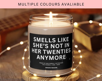 Personalized 30th Birthday Gift | Funny Candle | Thirtieth Birthday Gift for Her | Thirties Era | Custom Dirty Thirty | Soy Wax Candle