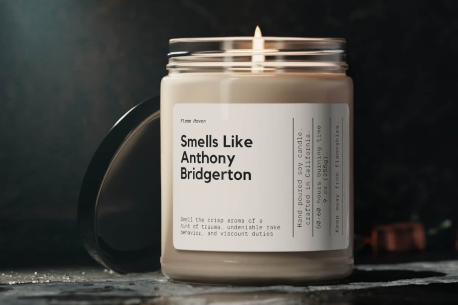 Bridgerton Funny Candle
