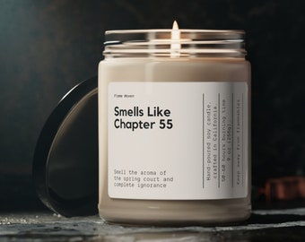 Smells Like Chapter 55 Acotar Candle, Acotar Fan Gift, Rhysand Candle, A Court of Thorns and Roses, Velaris Candle, Bookish Candle, ACOMAF