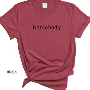 Comfort Colors T-shirt, Homebody Tshirt, Womens Tshirt, Gift for Women, Homebody Shirt, Trendy Tshirt, Comfort Colors