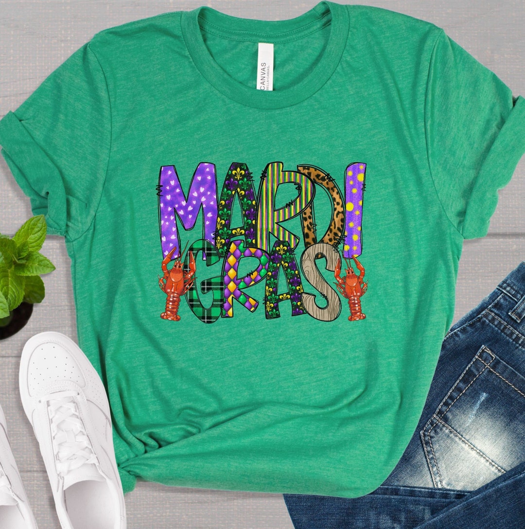 Mardi Gras Shirt, Mardi Gras Carnival Tee, Women Mardi Gras Shirt