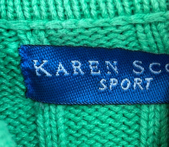 Vintage Green Karen Scott Sport Sweater | Women's… - image 4