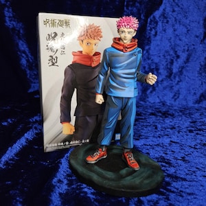 Itadori repainted figure - Hand-painted Jujutsu Kaisen statue