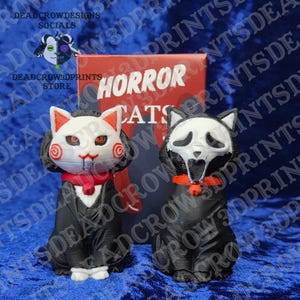 Horror Cat Mystery Blind Box Series 1 | 3D Printed Spooky Horror collectables image 6