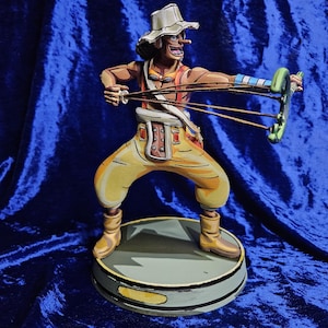 Usopp 3D Printed Sculpture - Hand-painted One Piece Figure