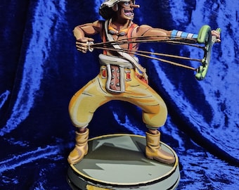 Usopp 3D Printed Sculpture - Hand-painted One Piece Figure