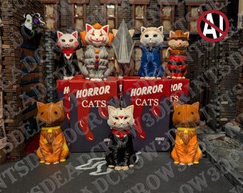 Horror Cat Mystery Blind Box Series 1 | Spooky Horror collectables