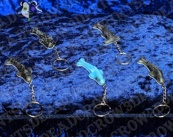 Gummy Shark Keychains | Gummy, Hammerhead, Whale, Tiger, and Leopard