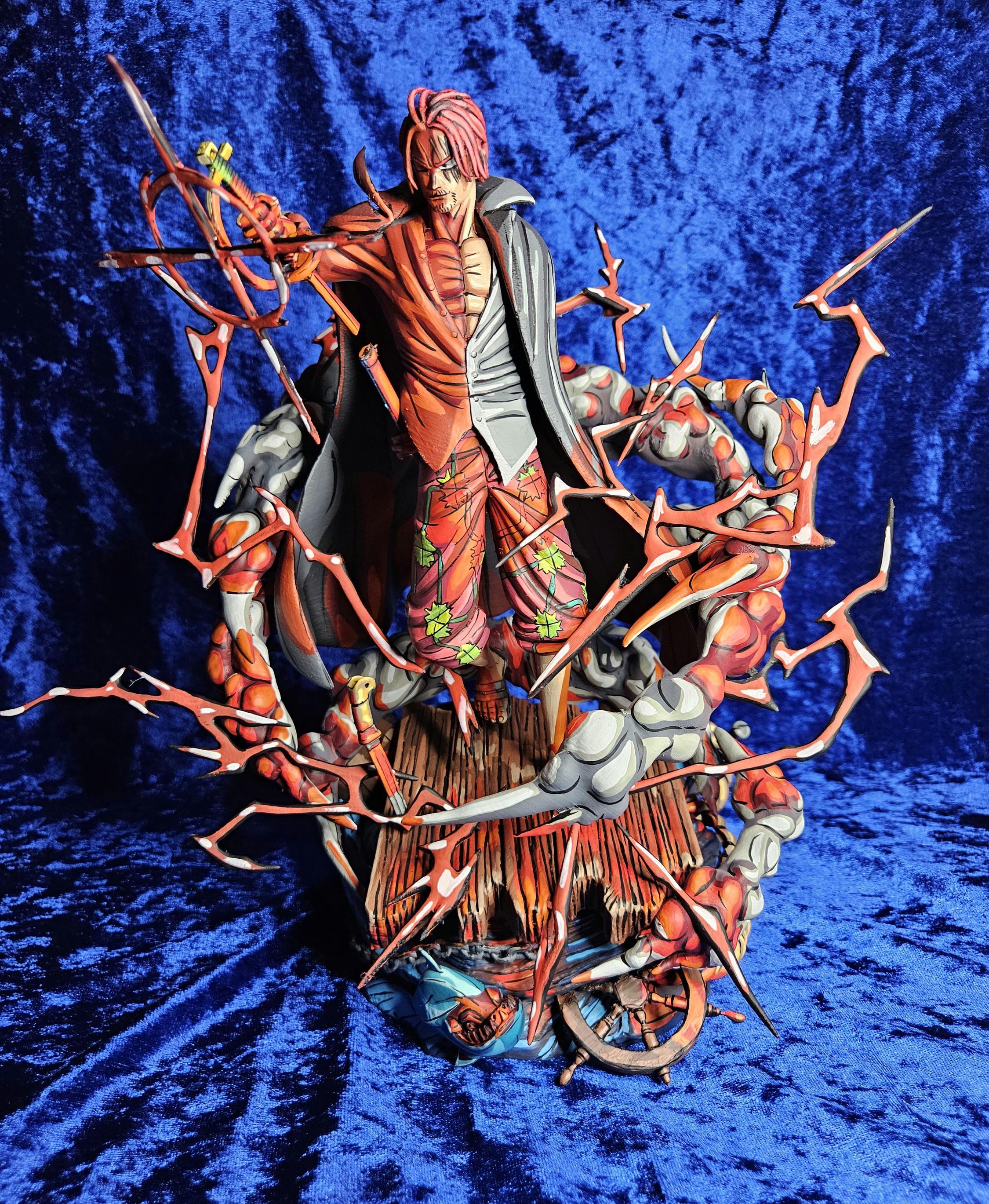 Shanks 3d Printed Statue- One Piece Fan Art - Etsy