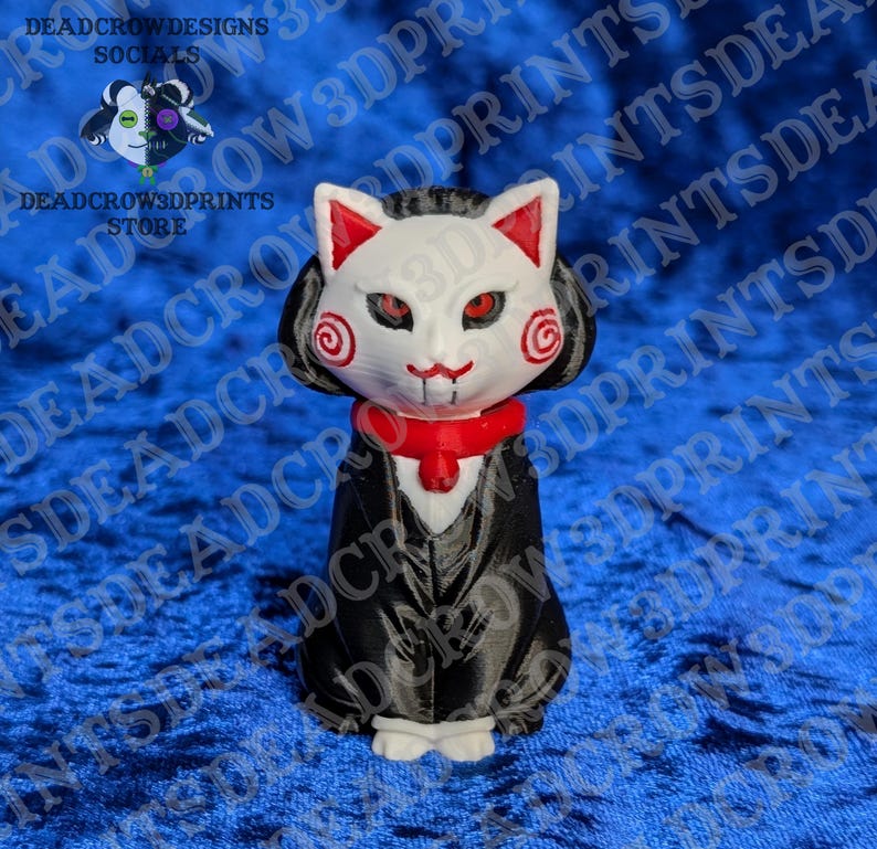 Horror Cat Mystery Blind Box Series 1 | 3D Printed Spooky Horror collectables image 15