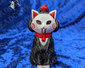 Horror Cat Ornaments | 3D Printed Spooky Horror collectables