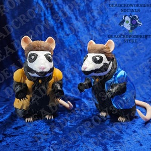 Papa Emeritus 4 Rat Sculpture - Ghost Band Fan Art, Unique Home Decor