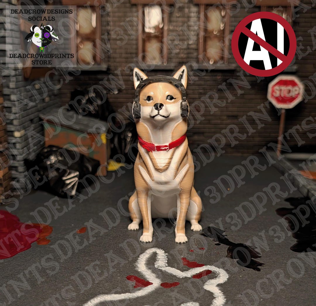 Mira Shiba Inu Figure | Silent Hill 2 | Gamer Collectible | Desk
