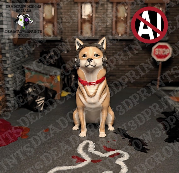 Mira Shiba Inu Figure | Silent Hill 2 | Gamer Collectible | Desk