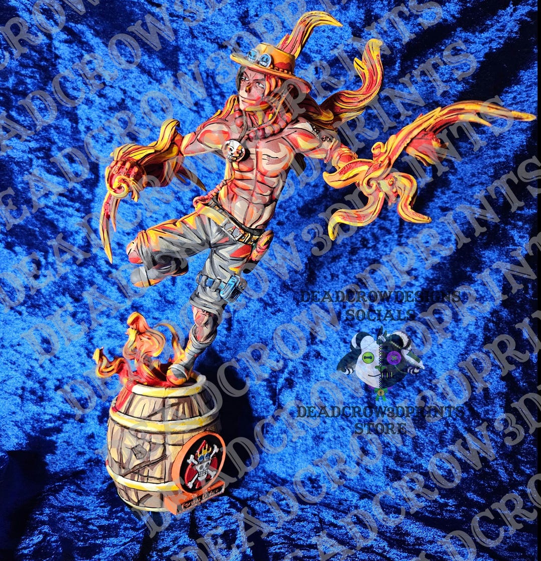One Piece Portgas D. Ace Statue | Hand-painted Anime Collectible