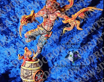 Ace 3D Printed Sculpture - Hand-painted One Piece Figure