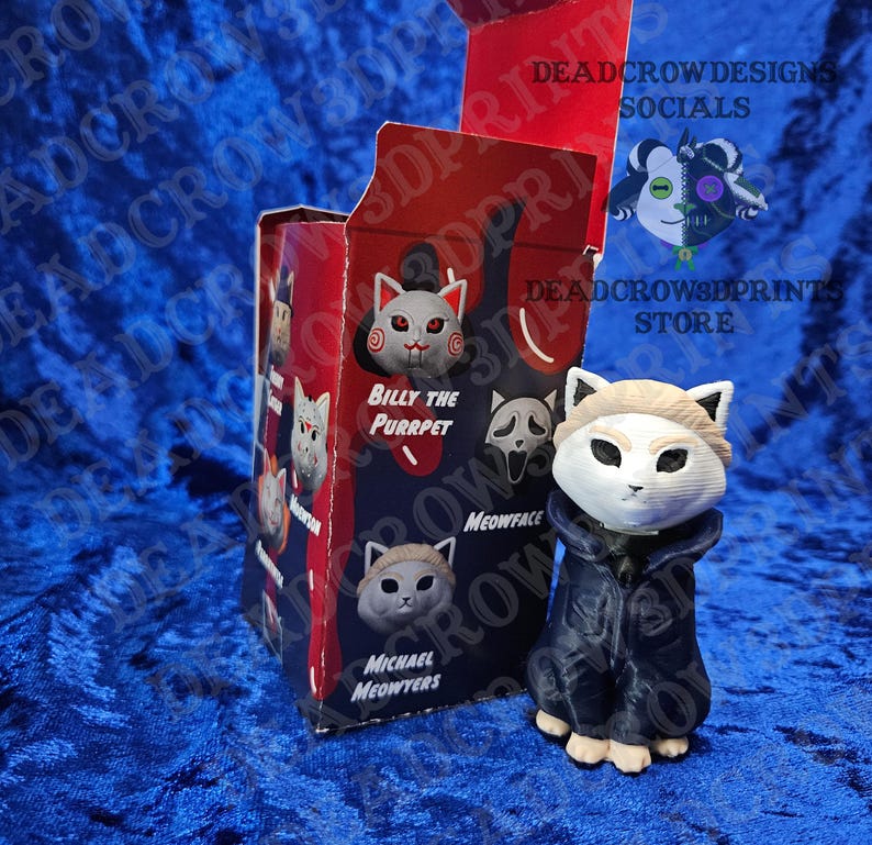 Horror Cat Mystery Blind Box Series 1 | 3D Printed Spooky Horror collectables image 10