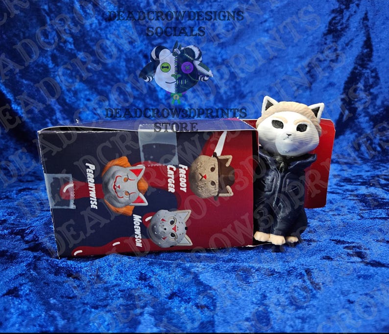 Horror Cat Mystery Blind Box Series 1 | 3D Printed Spooky Horror collectables image 9