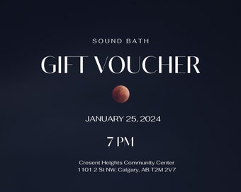 Sound Bath Tickets