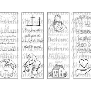 Acts Bible Journaling, Bookmark, Bible Journaling Template, Bible Coloring, Scripture Art, Bible Art, Scripture Coloring, Printable