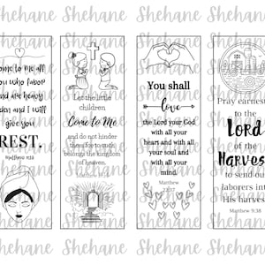 Matthew Bible Journaling, Bookmark, Bible Journaling Template, Bible Coloring, Scripture Art, Bible Art, Scripture Coloring, Printable