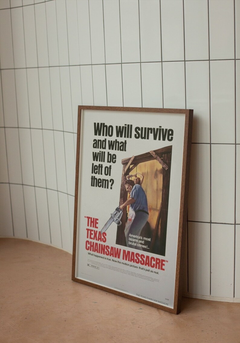 Texas Chainsaw Massacre 1974 Poster - Foto 6