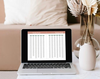 Reading Journal, Portrait Reading Journal, Digital Reading Journal, Book Tracker, Reading Tracker, Book Reading Journal, Log for Goodnotes