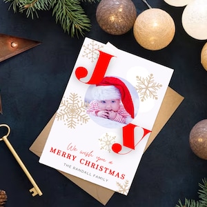 Personalisierte Weihnachtskarten - Digital, anpassbar, festliche Designs für Familie & Freunde