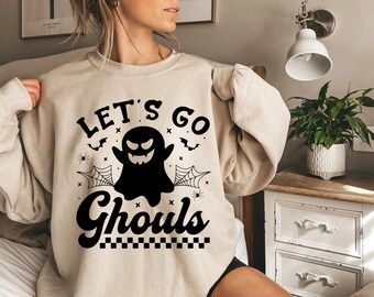 Spooky Funny Halloween Let's Go Ghouls SVG, PNG, JPG - Téléchargement numérique - Sublimation designs, trendy png, popular png, best seller png